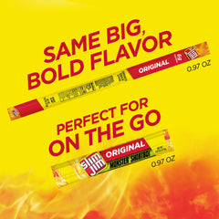 Slim Jim Monster Shortboi individually wrapped snack ready in lunchbox.