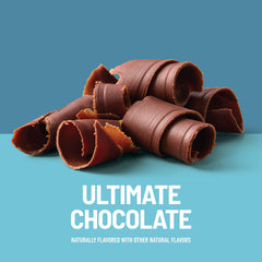 SlimFast Essentials chocolate shake glass ready for a quick meal replacement.