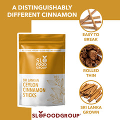 Slofoodgroup delicate fragrance quills enhancing desserts and drinks.