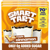 Smart Tart maple cinnamon toaster pastries box for quick, convenient breakfasts.