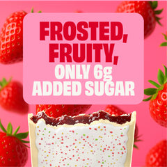 Smart Tart natural colors from real fruits: appealing, clean ingredients for breakfast.