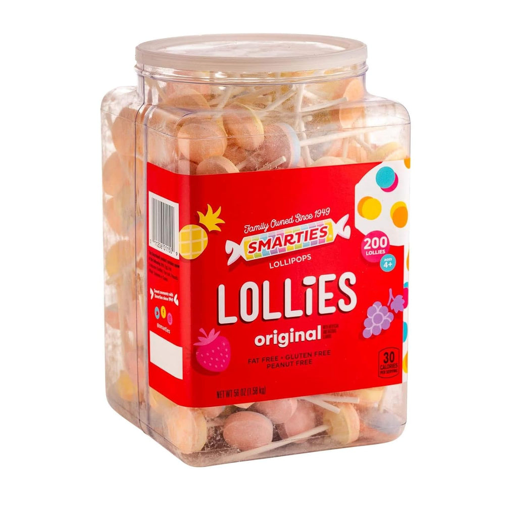 Smarties Double Lollies pack-front: colorful, party-ready candy for gifting.
