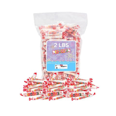 Smarties original flavor candy rolls in a 2lb bag, ideal for parties and gifting.