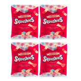 Smarties Squashies Raspberry & Cream candy bags arranged for gatherings