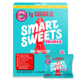 SmartSweets Mini Sweet Fish multipack box with eight low-sugar lunchbox snacks.