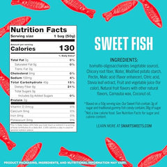 SmartSweets Sweet Fish closeup reveals bright color and chew