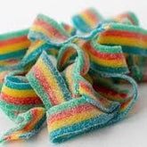 Smarty Stop Every Sour Belts rainbow gummies, vibrant mix for sharing.