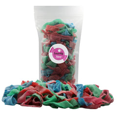 Smarty Stop Sour Every Flavor close-up emphasizes chewy belts and vibrant appeal.
