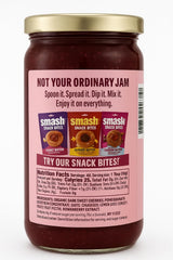 Smash Foods Cherry Pomegranate Spread on yogurt, nourishing and versatile for simple meals.