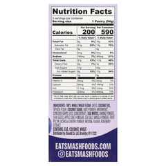 Smash Foods Smash Toasties Concord Grape pack side, versatile pairing for snacks and breakfasts