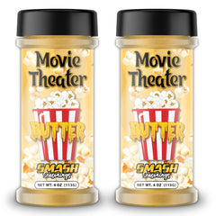 Smash Seasonings Butter Popcorn Seasoning Shaker adds rich flavor to popcorn.