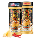 Smash Seasonings Flaming Hot Cheese Popcorn Shaker displays bold heat and cheesy flavor for snacks