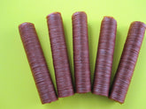 Smokehouse Chef edible 21mm collagen casing pack ready for snack sticks.