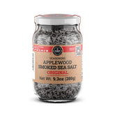 SMP Applewood Smoked Sea Salt bottle for premium smoky finishing flavor.