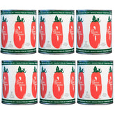SMT San Merican Tomato whole peeled tomatoes in a 28oz can, ideal for sauces.