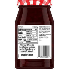 Smucker's Cherry Preserves jar spread, ideal for breakfast topping and pastry filling