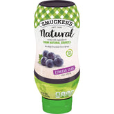 Smucker's squeezable bottle shows mess-free convenience for on-the-go snacks.