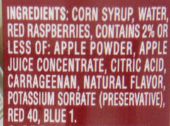 Smucker's Plate Scraper Raspberry packaging highlights professional kitchen use.
