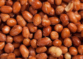 Snack Delight roasted Spanish peanuts red skin pack closeup highlights premium crunch for on-the-go snacking.