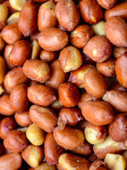 Snack Delight Spanish peanuts crunch closeup emphasizes texture and flavor for satisfying bites.
