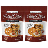 Snack Factory Pretzel Crisps Honey Mustard and Onion two-pack – ready to share