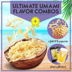 Snack Hawaii Saki Ika packaging close-up, showcases resealable freshness
