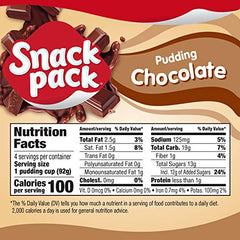 Snack Pack Chocolate Pudding Cups cream-texture swirl highlights indulgence for kids and adults