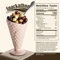 Snackathon milk chocolate espresso beans ideal for an afternoon pick-me-up
