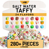 Snackathon Salt Water Taffy Assorted Mix with 24 flavors for versatile snacking