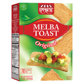 Snacktery Original Melba Toast crackers packaging for on the go snacking
