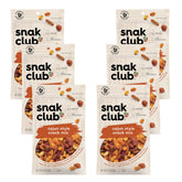 Snak Club Cajun Style Snack Mix with hot-spicy peanuts for bold flavor on the go