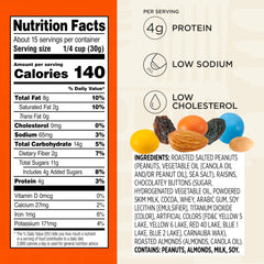 Close-up of Energizer Trail Mix ingredients with nuts and fruits