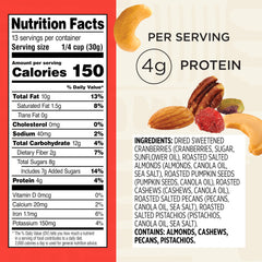 Snak Club Mega Trail Mix pumpkin seeds and cashews deliver crunch and protein