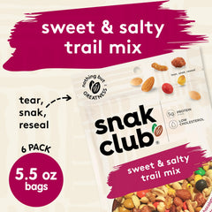 Snak Club trail mix featuring toasted corn for a satisfying crunch in every bite