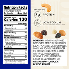 Snak Club Yogurt Trail Mix raisins and nuts in a bowl for quick snack