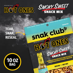 Hot Ones Smoky Sweet spice close-up with medium heat option for vegan snacking.