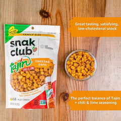 Snak Club Tajin Chili Lime on the go snacks provide bold flavor during trips.