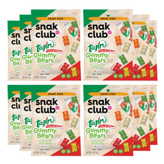 Snak Club Tajin Gummy Bears front packaging with bold chili-lime seasoning.