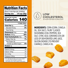 Snak Club Tajin Toasted Corn bag top highlights resealable design for freshness.