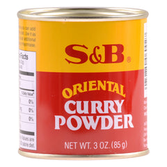 S&B Oriental Curry Powder spice blend ready to elevate stews and curries.