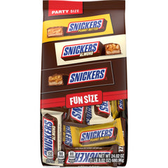 Snickers Crunchy Peanut Butter bars with creamy centers.