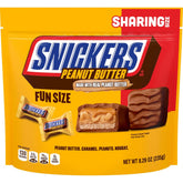 Snickers fun-size wrap closeup for sharing moments.