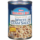 Snow's Italian Style White Clam Sauce can ready for quick pasta prep.