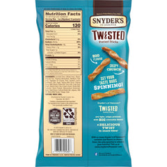 Serving bowl setup with Snyder's Jalapeño Ranch Twisted Pretzel Sticks is perfect for gatherings.
