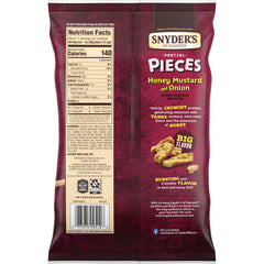 Snyder's of Hanover bag poured into a serving bowl, easy to portion for snacking