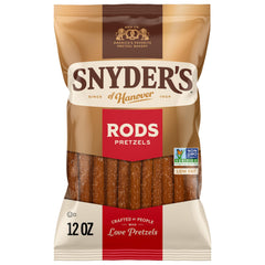 Snyder's of Hanover pretzel rods provide a crunchy bite ideal for dipping.