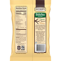 Pretzel sticks ready for dipping ideas and snack creations with Snyder's