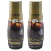 SodaStream Diet Caffeine Free Cola bottle pour with zero-calorie flavor at home