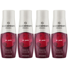 SodaStream Dr Pete 4-pack bottle front view for easy home carbonation.