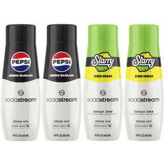 SodaStream Pepsi Zero Sugar mix 440ml display ready to flavor sparkling water